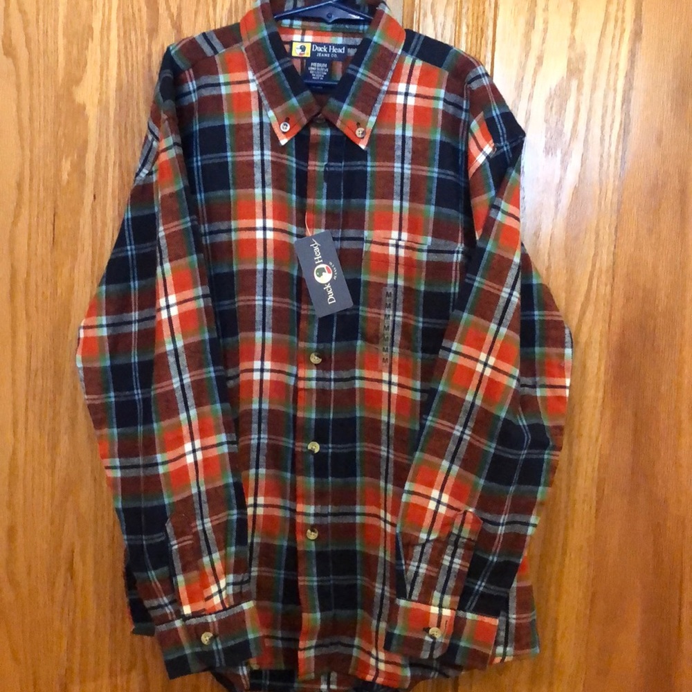 Duck Head flannel long sleeve shirt